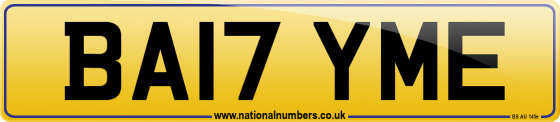 BA17 YME