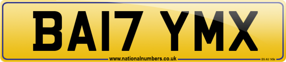 BA17 YMX