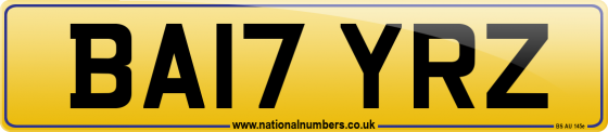 BA17 YRZ