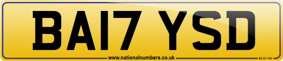 BA17 YSD