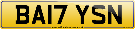 BA17 YSN