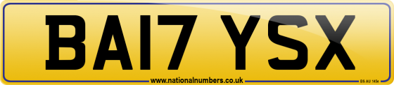 BA17 YSX