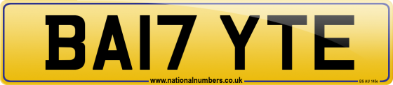 BA17 YTE