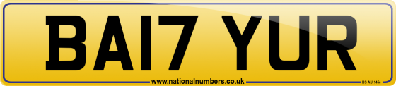 BA17 YUR