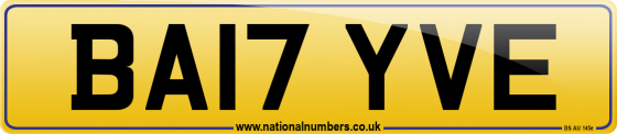 BA17 YVE