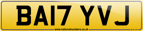 BA17 YVJ