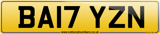 BA17 YZN