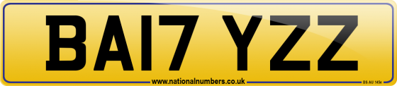 BA17 YZZ