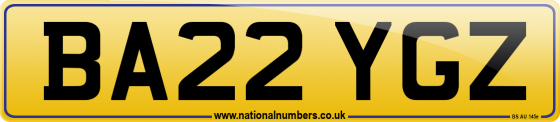 BA22 YGZ