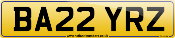 BA22 YRZ