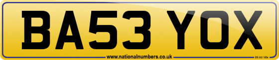 BA53 YOX