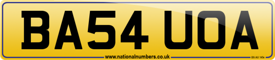 BA54 UOA