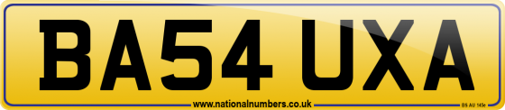 BA54 UXA