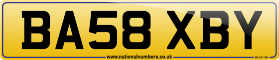 BA58 XBY