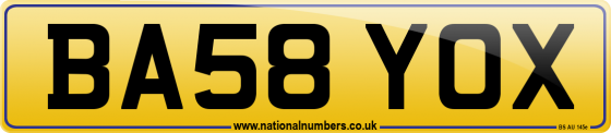BA58 YOX