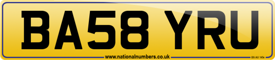 BA58 YRU