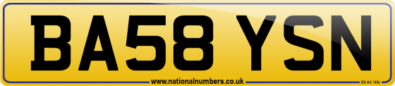 BA58 YSN