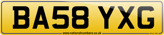 BA58 YXG
