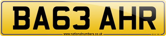 BA63 AHR