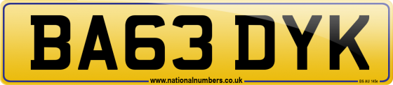 BA63 DYK