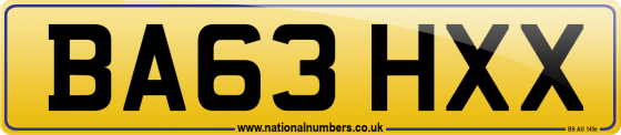 BA63 HXX