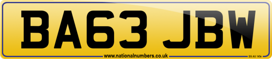BA63 JBW