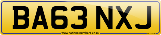 BA63 NXJ