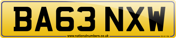 BA63 NXW