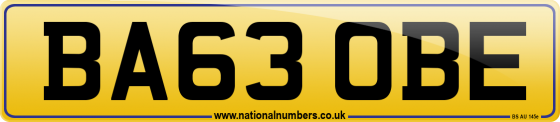 BA63 OBE
