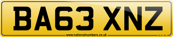 BA63 XNZ