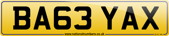 BA63 YAX
