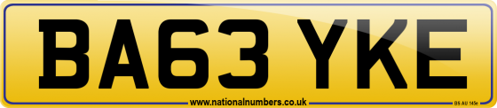 BA63 YKE