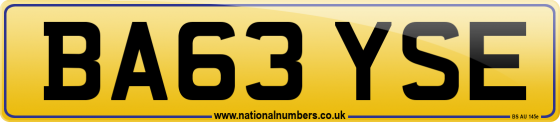 BA63 YSE