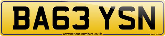 BA63 YSN