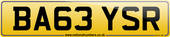 BA63 YSR