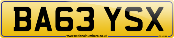 BA63 YSX
