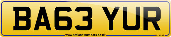 BA63 YUR