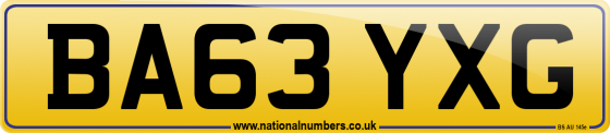 BA63 YXG
