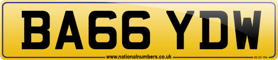 BA66 YDW