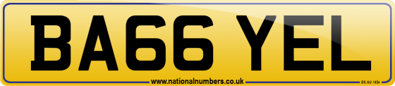 BA66 YEL