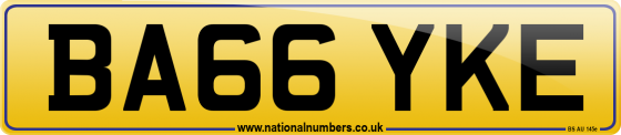 BA66 YKE
