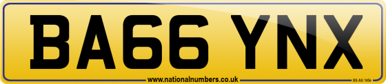 BA66 YNX
