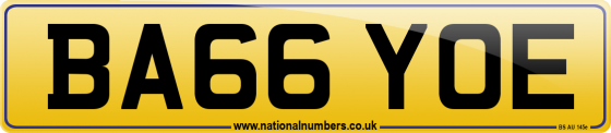 BA66 YOE