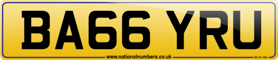 BA66 YRU