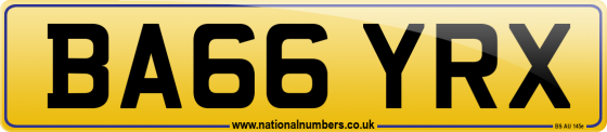 BA66 YRX