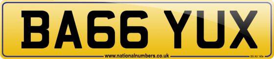 BA66 YUX