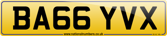 BA66 YVX