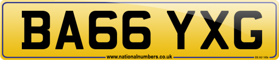 BA66 YXG