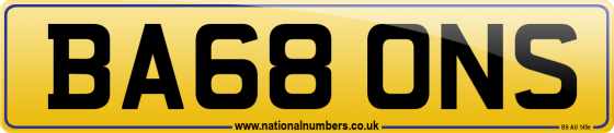 BA68 ONS