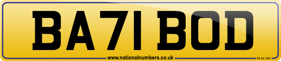 BA71 BOD